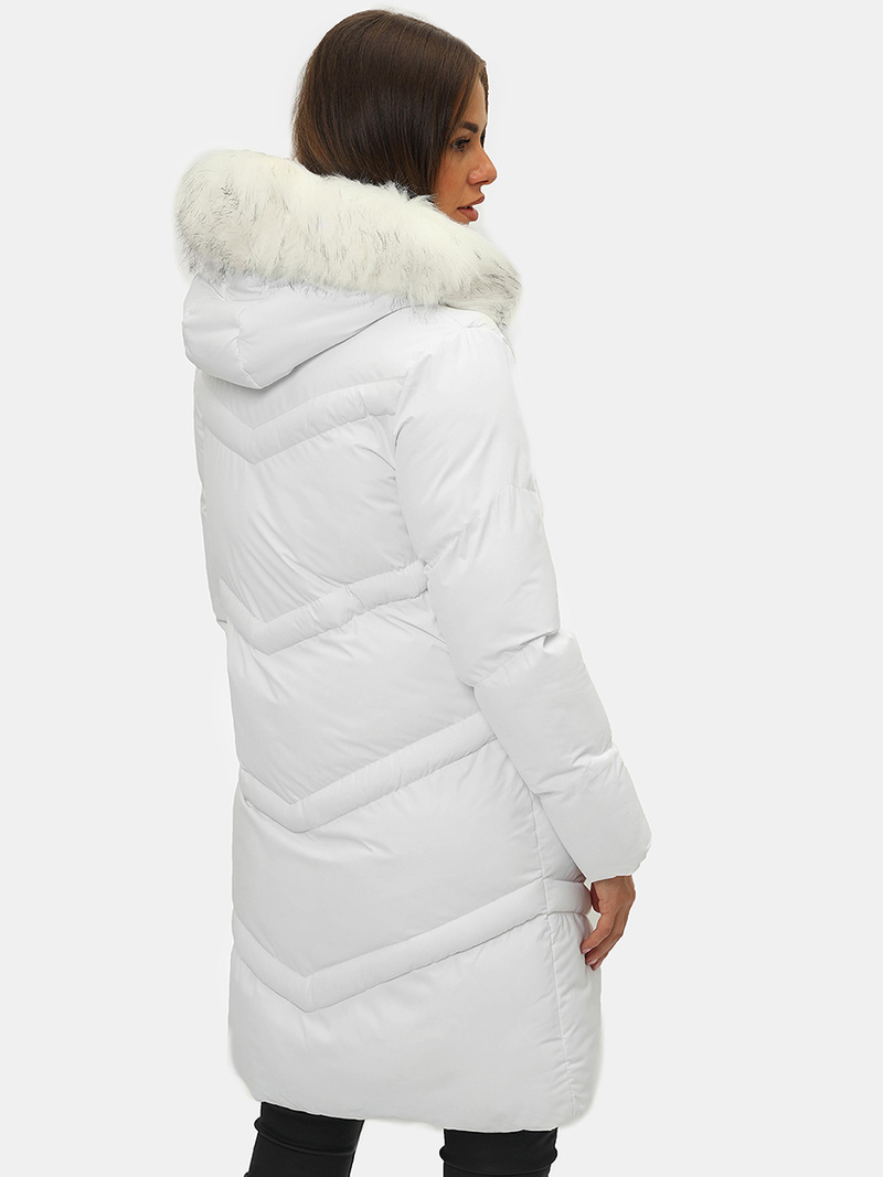 Balta moteriška striukė OZONEE JS/M731/281