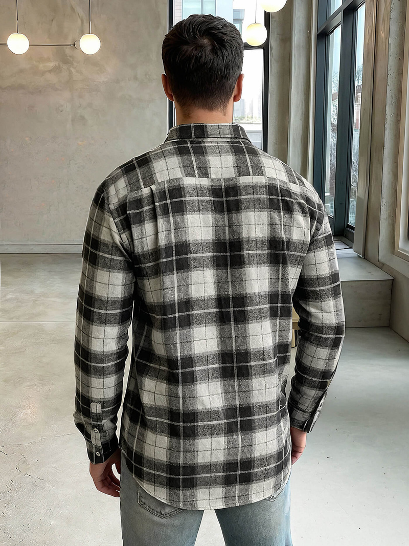 Pilka vyriški marškiniai OZONEE V/V172Z