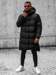 Juodi vyriška žieminė striukė OZONEE O/M799