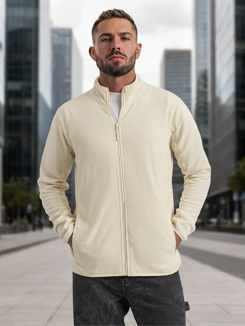 Ecru vyriškas džemperis OZONEE JS/HH016/1