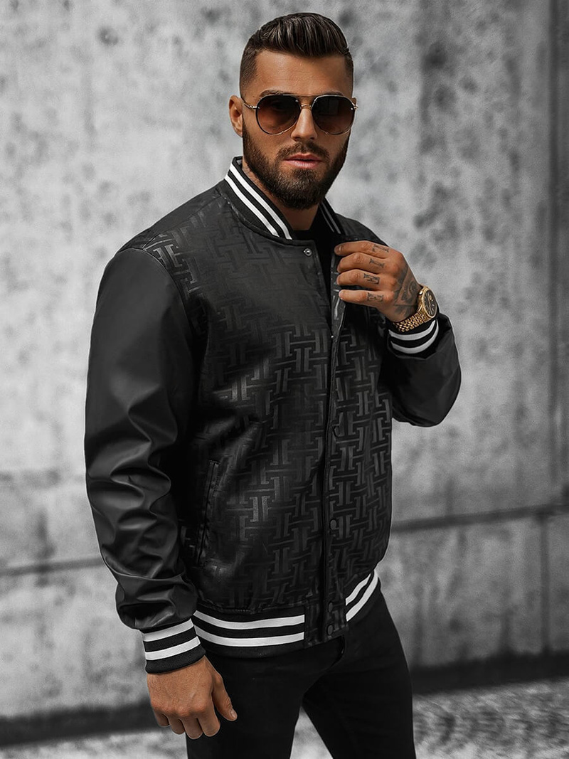 Juodi vyriška striukė OZONEE O/3A172