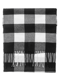 Juodai-baltas vyriškas šalikas OZONEE JS/YW08049/1