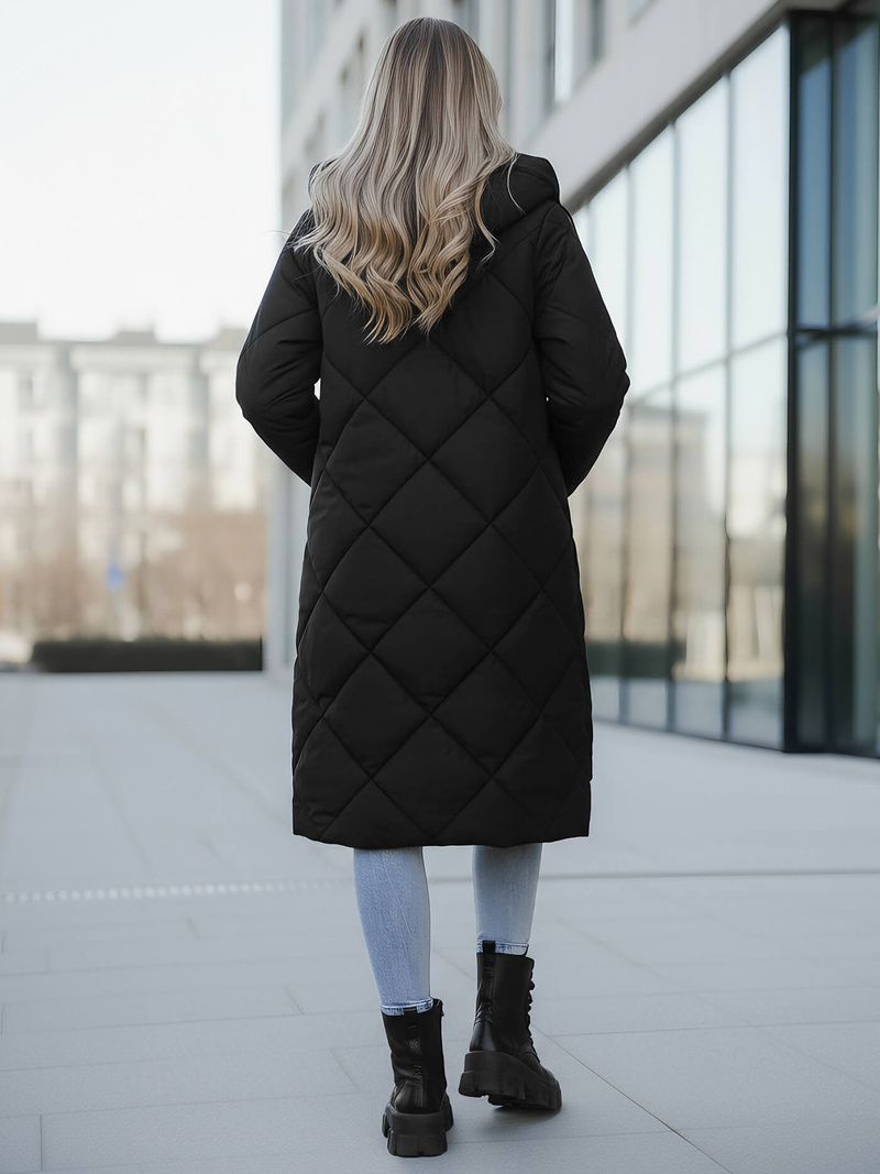 Juoda moteriška striukė OZONEE JS/5M3168/392Z