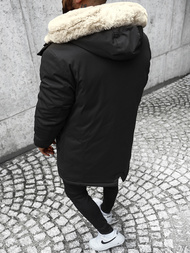 Juoda vyriška žieminė striukė OZONEE JS/22M51/392