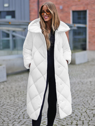 Baltas moteriška striukė OZONEE JS/5M3173/281Z