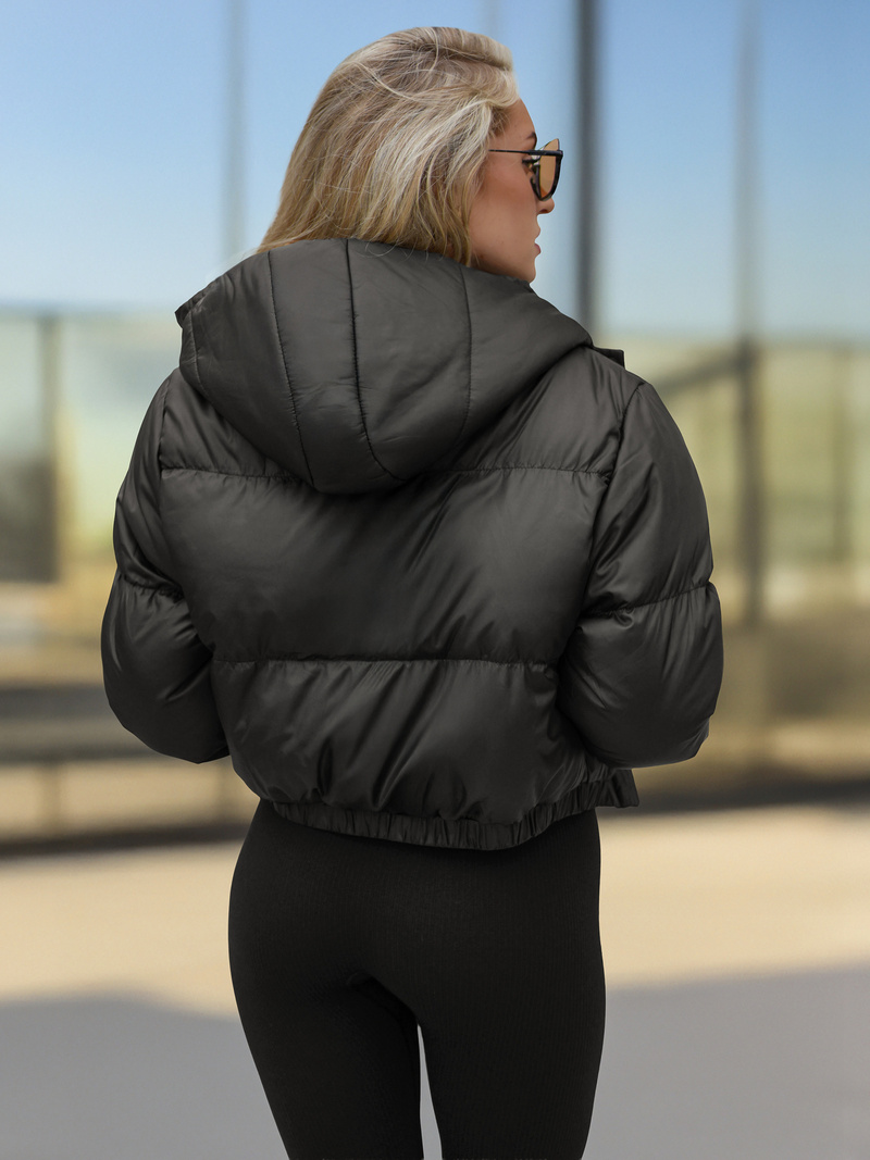 Juoda moteriška striukė OZONEE JS/5M3260/392Z