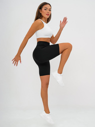 Trumpos moteriškos tamprės juodos OZONEE JS/17K583/3