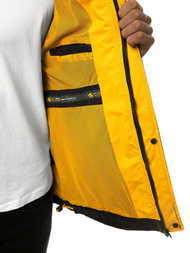 Pereinamojo laikotarpio juoda vyriška striukė OZONEE MG/2510