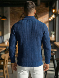 Granatinis vyriškas megztinis OZONEE NB/MM6020/6Z