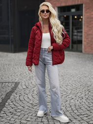 Burgundija moteriška striukė OZONEE JS/16M9300/06Z