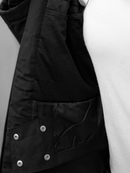 Juoda moteriška žieminė striukė OZONEE JS/HH012/1 Z