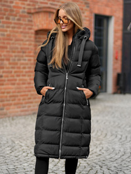 Juoda moteriška striukė OZONEE JS/M736/392Z