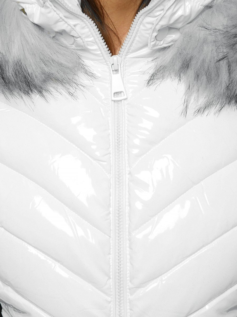 Balta moteriška striukė OZONEE O/DK059/28