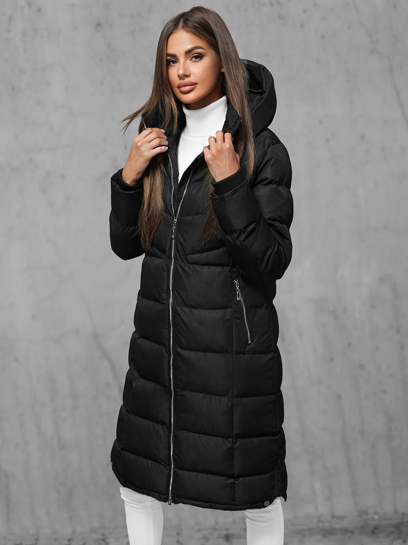 Juoda moteriška striukė OZONEE JS/M736/392