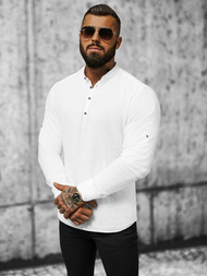 Balti vyriški marškiniai OZONEE O/V31