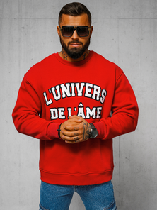 Raudona džemperis OZONEE O/SWE23055