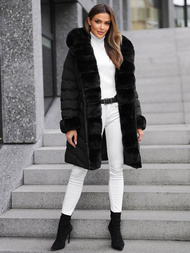 Juoda moteriška striukė OZONEE JS/5M3156/392