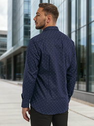 Granatinė vyriški marškiniai OZONEE V/V181