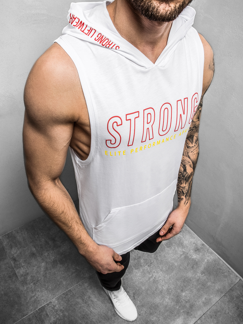 Baltii vyriški marškinėliai su gobtuvu OZONEE MAD/2992Z