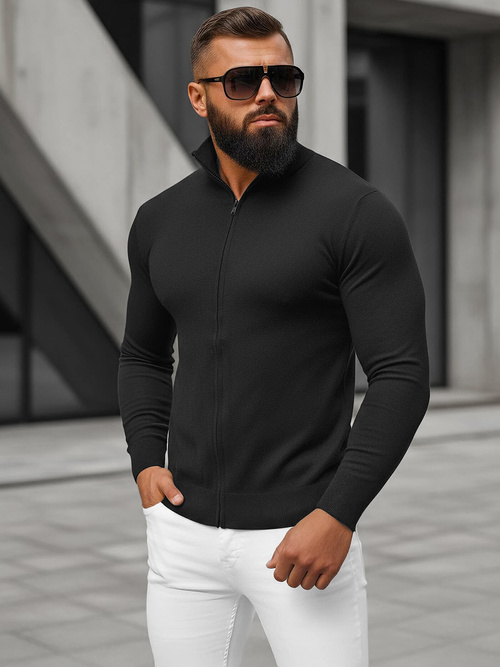 Tamsiai vyriškas megztinis OZONEE NB/MM6004/4Z