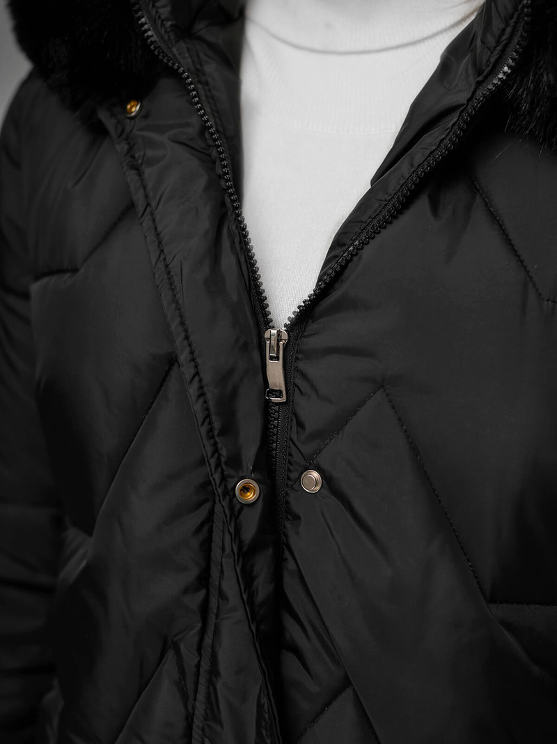 Juoda moteriška striukė OZONEE JS/16M9202/392Z