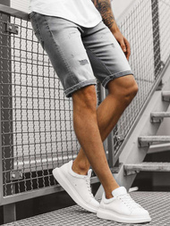 Grafitiniai Vyriški džinso šortai OZONEE B/55107