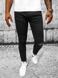 Juodi vyriški džinsai OZONEE E/5391/02