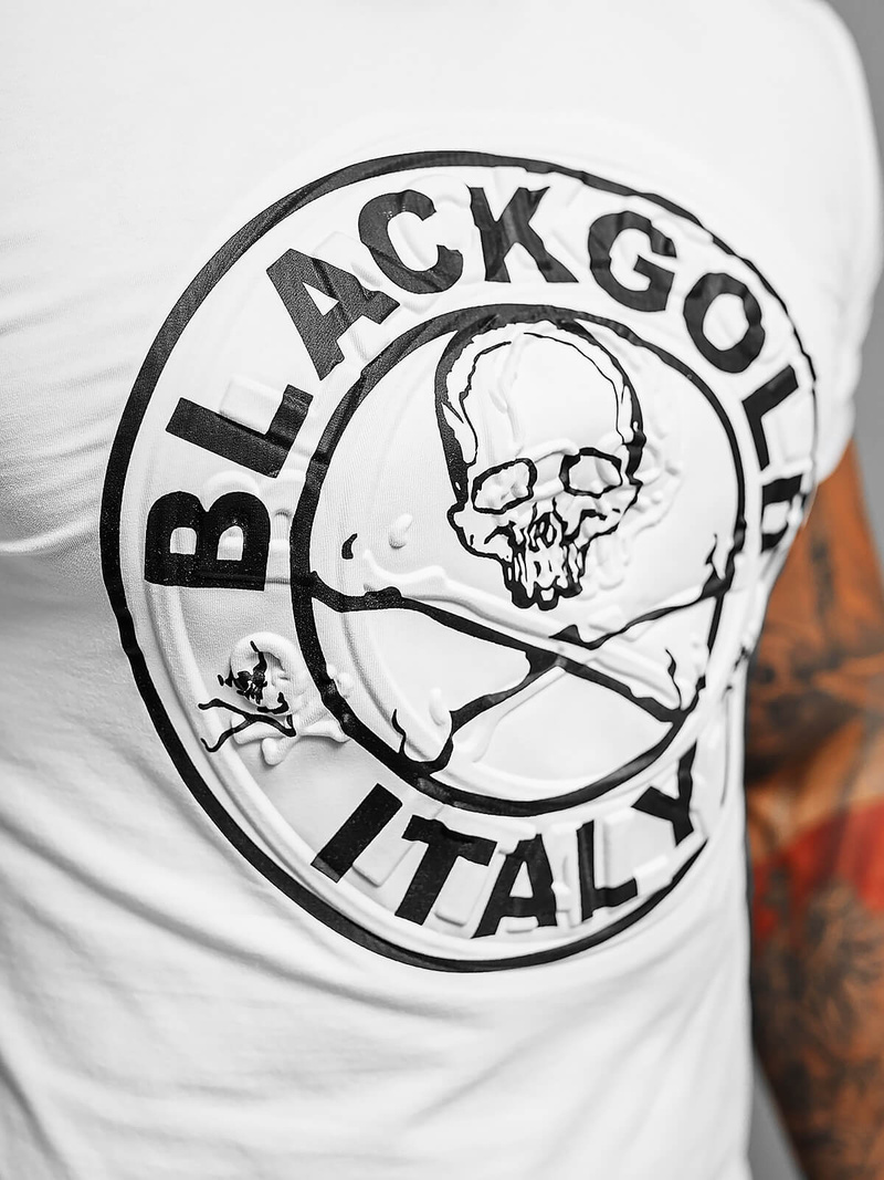 Baltas vyriški marškinėliai OZONEE NB/MT3074