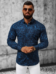 Granatinė vyriški marškiniai OZONEE O/V02