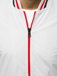 Balta vyriška bomber striukė OZONEE N/6193