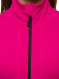 Tamsiai rožinė moteriška džemperis OZONEE JS/HD150/19