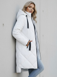 Baltas moteriška striukė OZONEE JS/5M3168/281Z