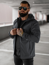 Grafitinis vyriška softshelte striukė OZONEE JS/27B6523/5Z