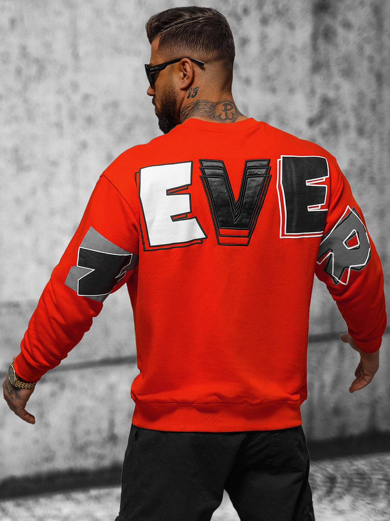 Raudona džemperis OZONEE O/SWE23034