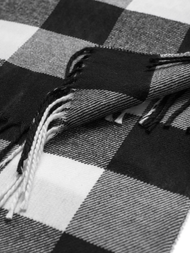 Juodai-baltas vyriškas šalikas OZONEE JS/YW08049/1