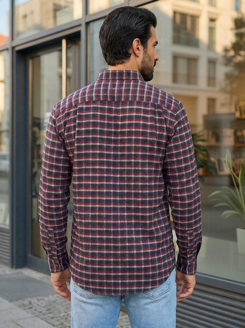 Bordinė vyriški marškiniai OZONEE V/V176Z