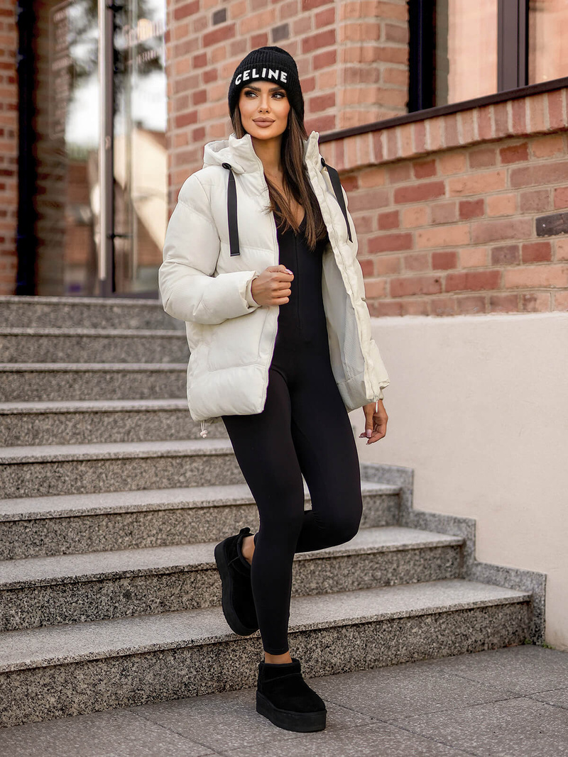 Pieno spalva moteriška striukė OZONEE JS/5M3251/281Z