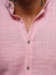 Rožinė vyriški marškiniai OZONEE O/V81