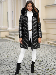 Juoda moteriška striukė OZONEE JS/16M9100/392Z