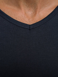 J.STYLE 712007 Tamsiai mėlyni vyriški marškinėliai