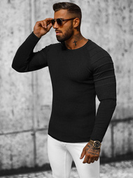 Juoda spalva vyriškas megztinis OZONEE L/2500