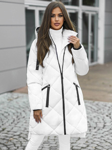 Baltas moteriška striukė OZONEE JS/5M3168/281Z