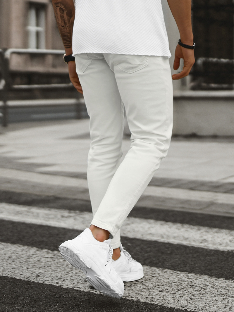 Pieno spalva vyriški džinsai OZONEE E/5171/01