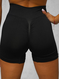 Trumpos moteriškos tamprės juodos OZONEE O/ZL-051