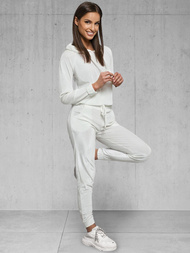 Baltas moteriškas sportinis dviejų dalių kostiumas OZONEE O/13120