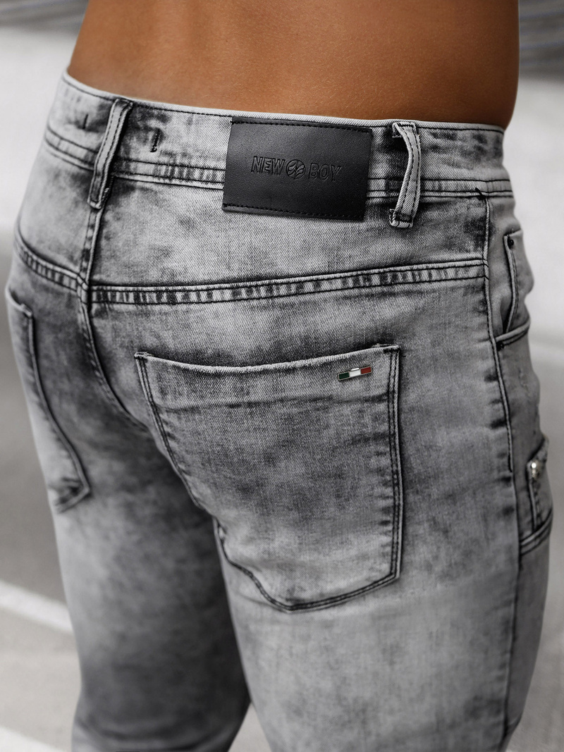 Grafitiniai vyriški džinsai OZONEE NB/MP0163N