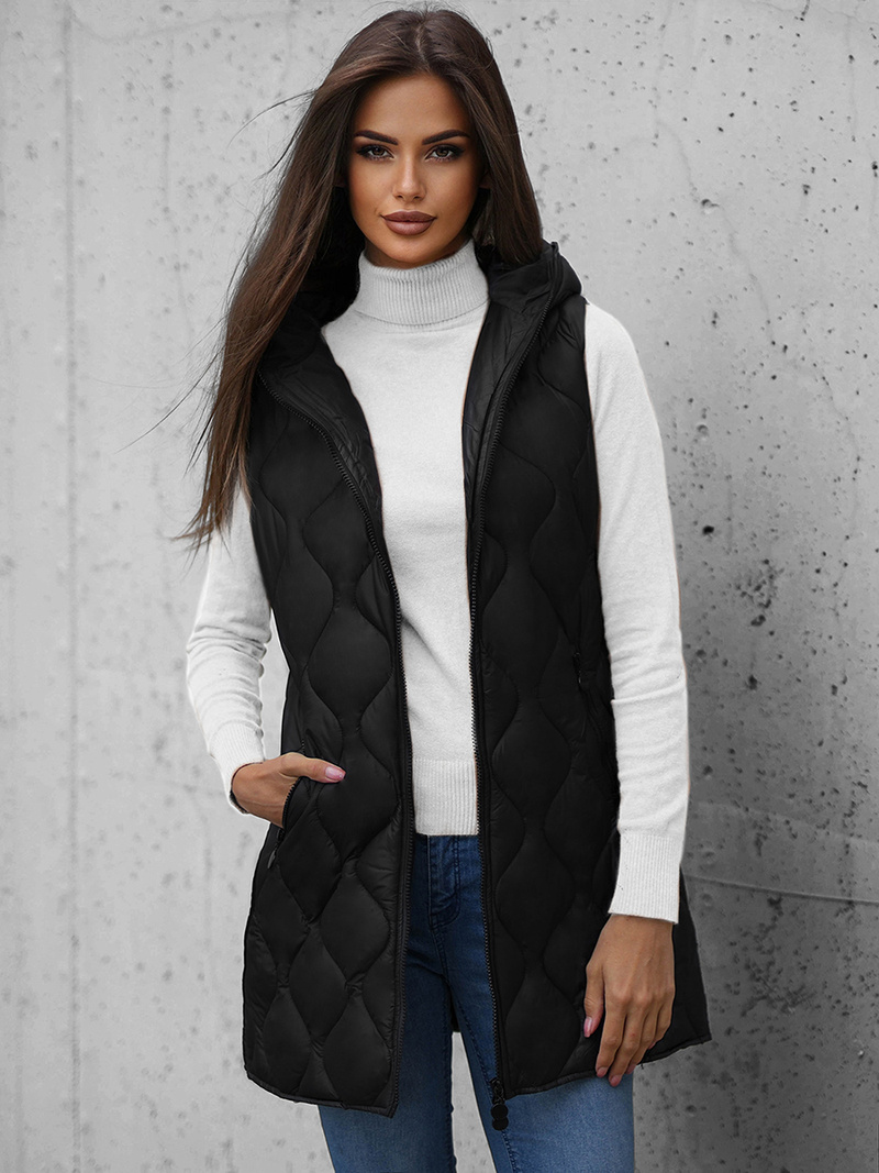 Juoda moteriška liemenė OZONEE O/H928/1Z