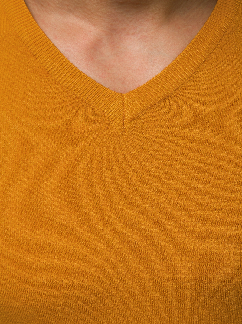 Šviesus-Camel vyriškas megztinis OZONEE TMK/YY03/9