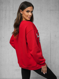 Raudonas džemperis OZONEE O/SWE23055