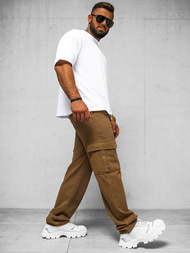 Ruda Vyriškos Kelnės OZONEE DO/4001